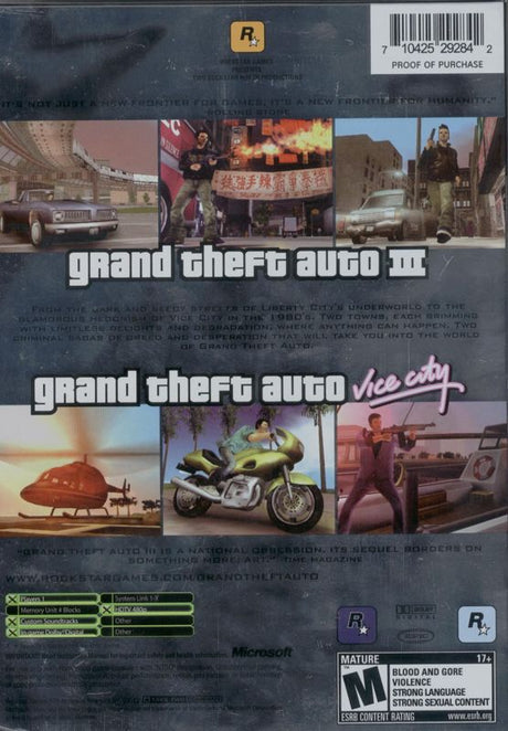 Rockstar Games Double Pack: Grand Theft Auto - Xbox