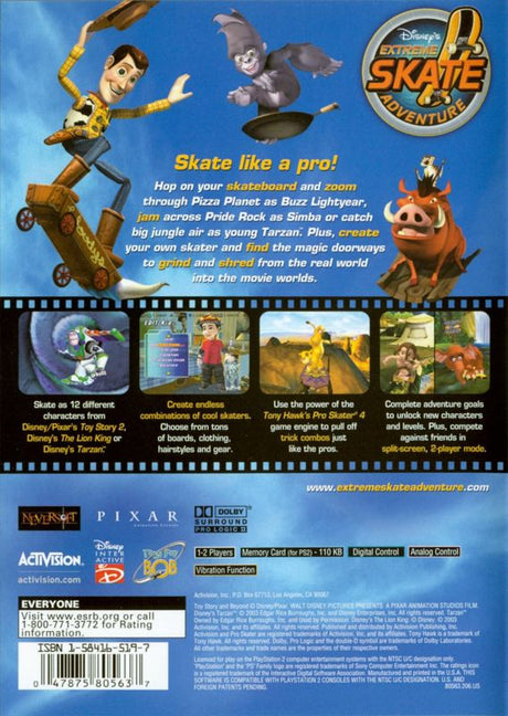 Disney's Extreme Skate Adventure - PlayStation 2