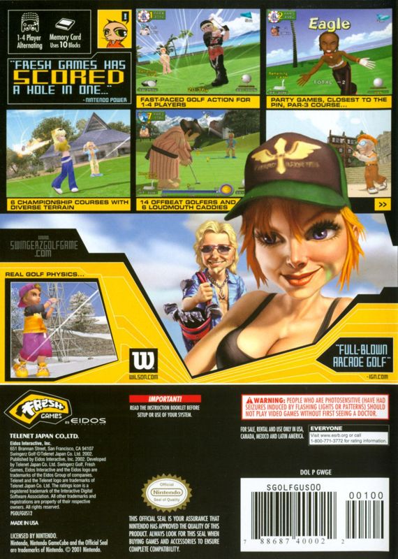 Swingerz Golf - GameCube