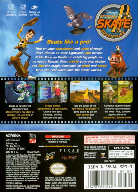 Disney's Extreme Skate Adventure - GameCube