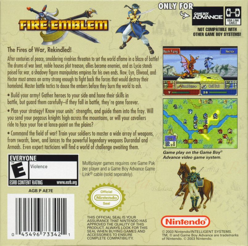 Fire Emblem - Game Boy Advance