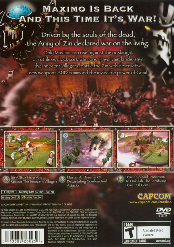 Maximo vs Army of Zin - PlayStation 2