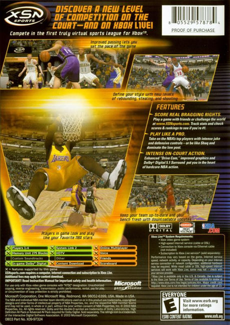 NBA Inside Drive 2004 - Xbox