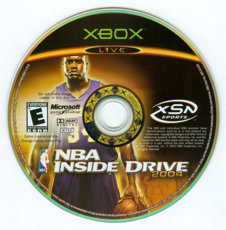NBA Inside Drive 2004 - Xbox