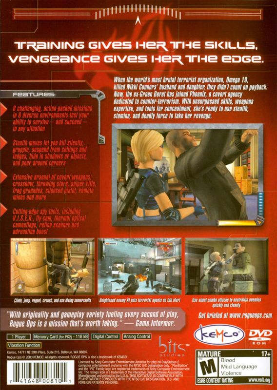 Rogue Ops - PlayStation 2