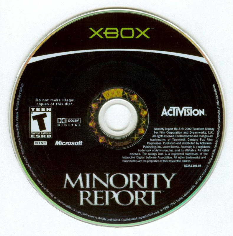 Minority Report: Everybody Runs - Xbox