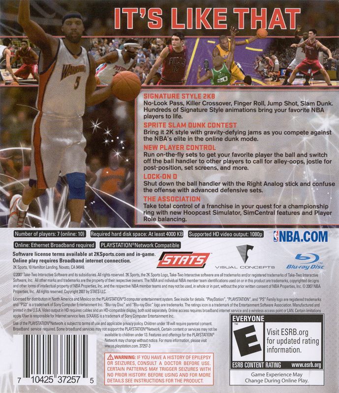 NBA 2K8 - PlayStation 3