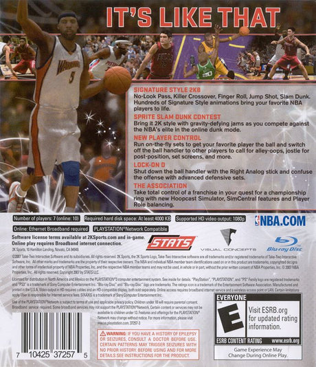 NBA 2K8 - PlayStation 3