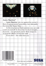Astro Warrior - SEGA Master System