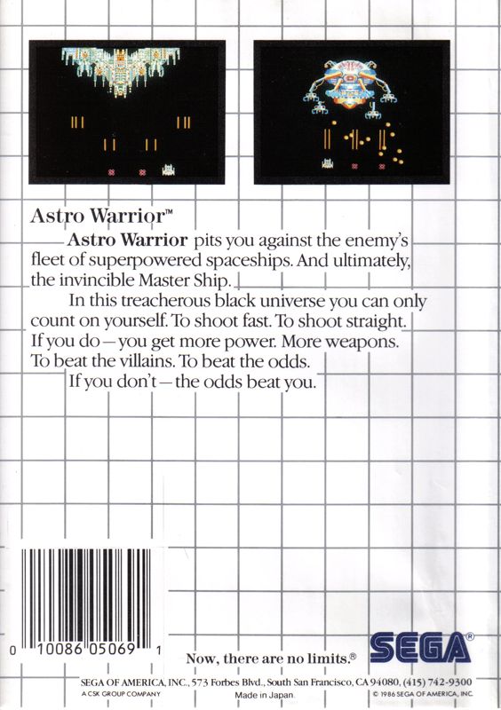 Astro Warrior - SEGA Master System