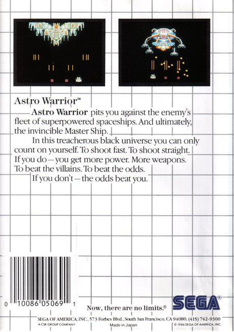 Astro Warrior - SEGA Master System
