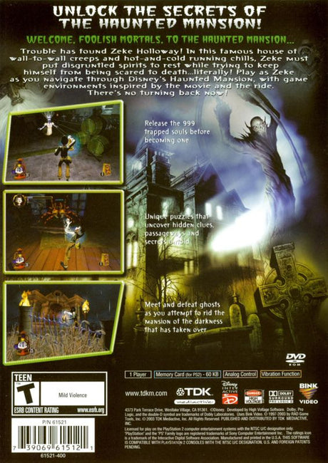 The Haunted Mansion - PlayStation 2