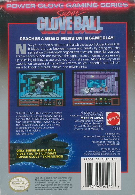 Super Glove Ball - NES