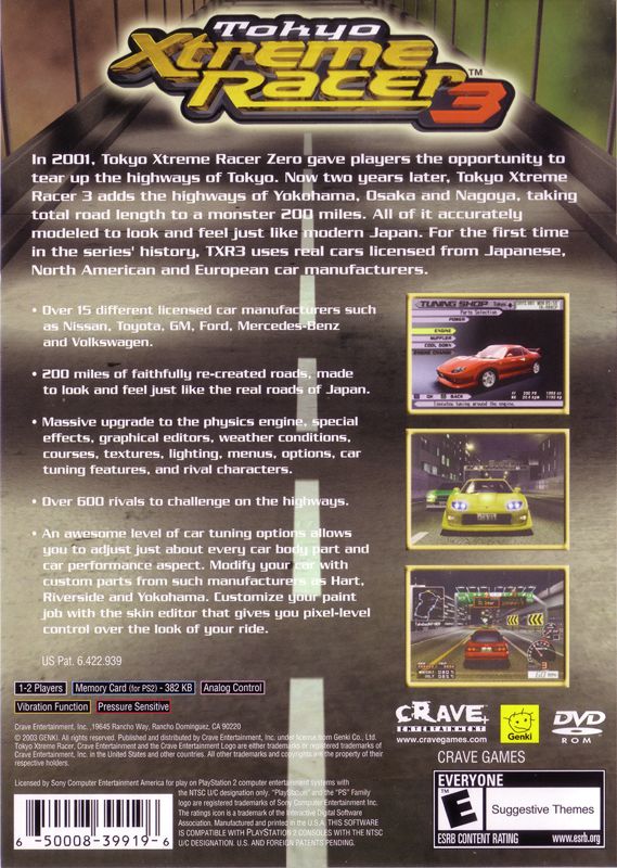 Tokyo Xtreme Racer 3 - PlayStation 2