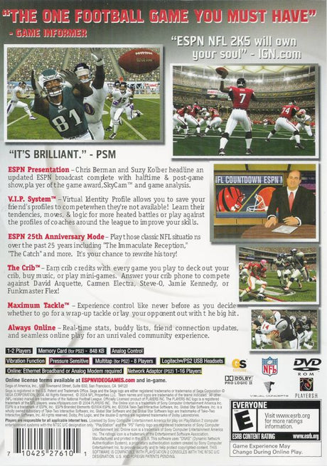 ESPN NFL 2K5 - PlayStation 2