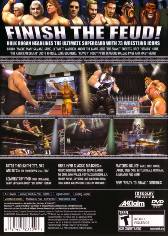 Showdown: Legends of Wrestling - PlayStation 2
