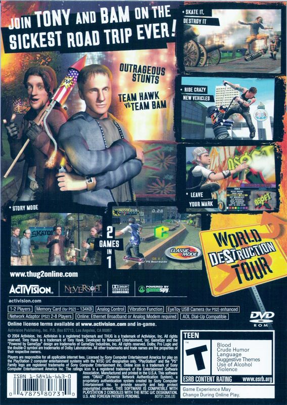 Tony Hawk's Underground 2 - PlayStation 2
