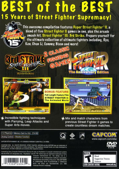 Street Fighter Anniversary Collection - PlayStation 2