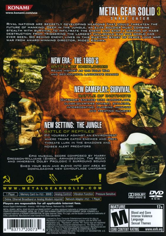 Metal Gear Solid 3: Snake Eater - PlayStation 2