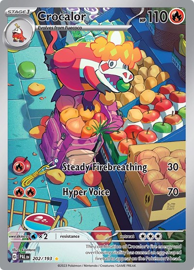 Crocalor - 202/193 (202/193) [SV02: Paldea Evolved]