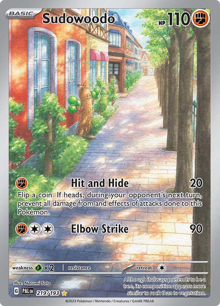 Sudowoodo - 219/193 (219/193) [SV02: Paldea Evolved]