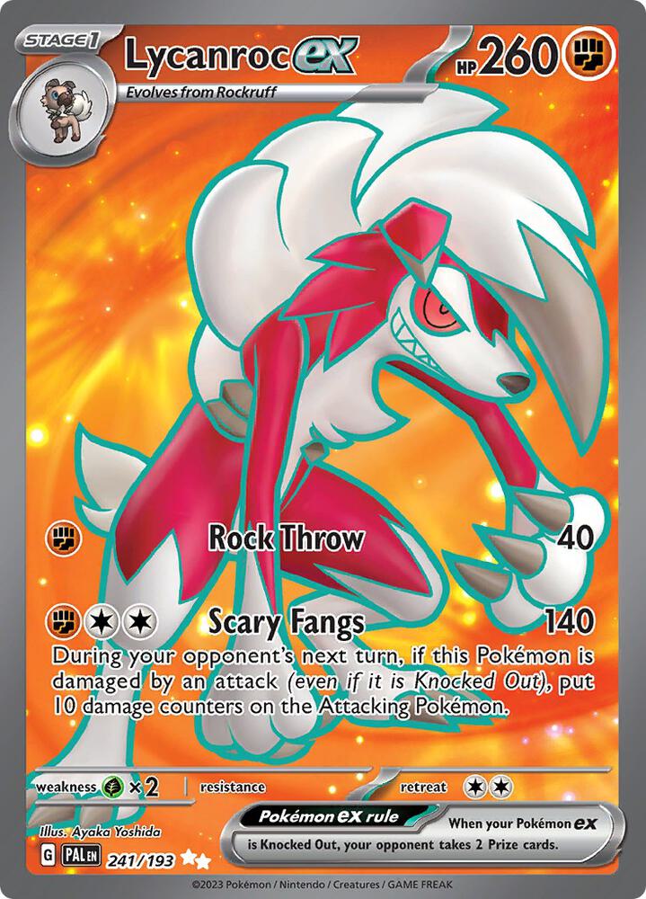 Lycanroc ex - 241/193 (241/193) [SV02: Paldea Evolved]