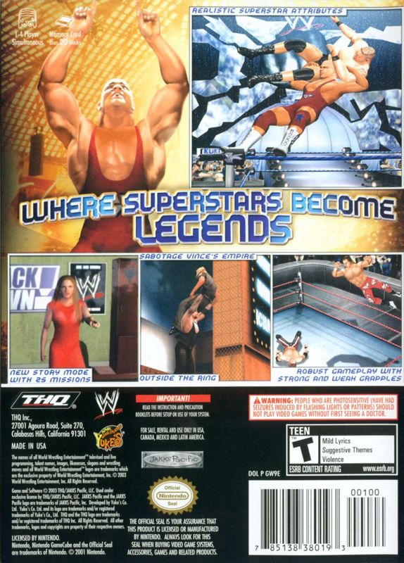 WWE Wrestlemania XIX - GameCube