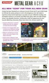 Metal Gear Acid - PSP