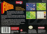 Super Play Action Football - Super Nintendo