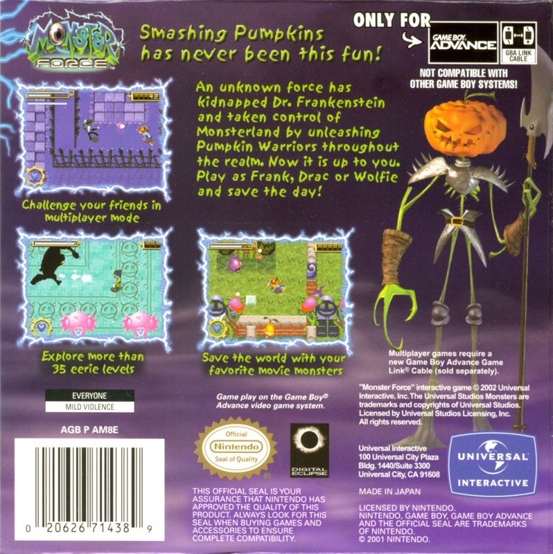 Monster Force - Game Boy Advance