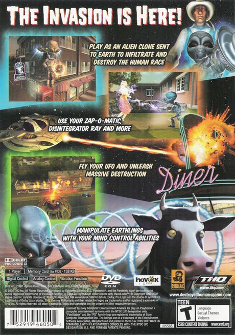 Destroy All Humans! - PlayStation 2