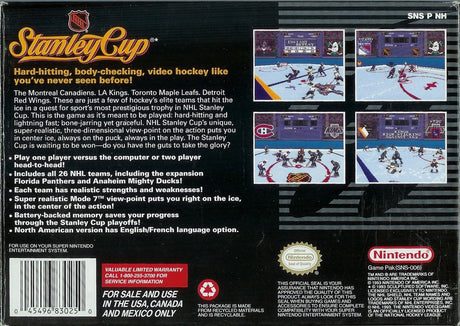 NHL Stanley Cup - Super Nintendo