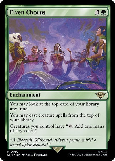 Elven Chorus (160) [Universes Beyond: The Lord of the Rings: Tales of Middle-earth]