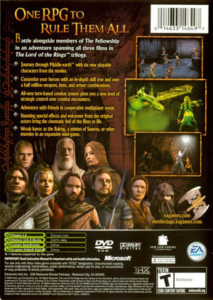 Lord of the Rings: The Third Age - Xbox