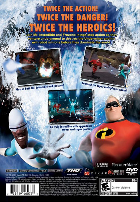 The Incredibles: Rise of the Underminer - PlayStation 2