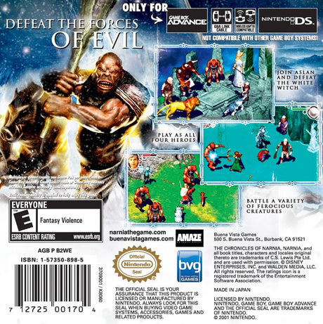 The Chronicles of Narnia: The Lion, the Witch and the Wardrobe - Game Boy Advance