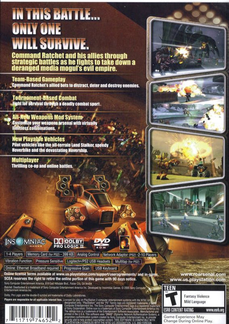 Ratchet: Deadlocked - PlayStation 2