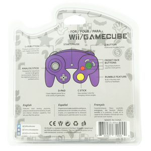 Wired Controller for Nintendo GameCube / Wii - Purple / Indigo