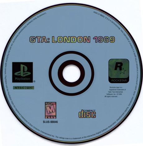 Grand Theft Auto: Mission Pack #1 - London 1969 - PlayStation