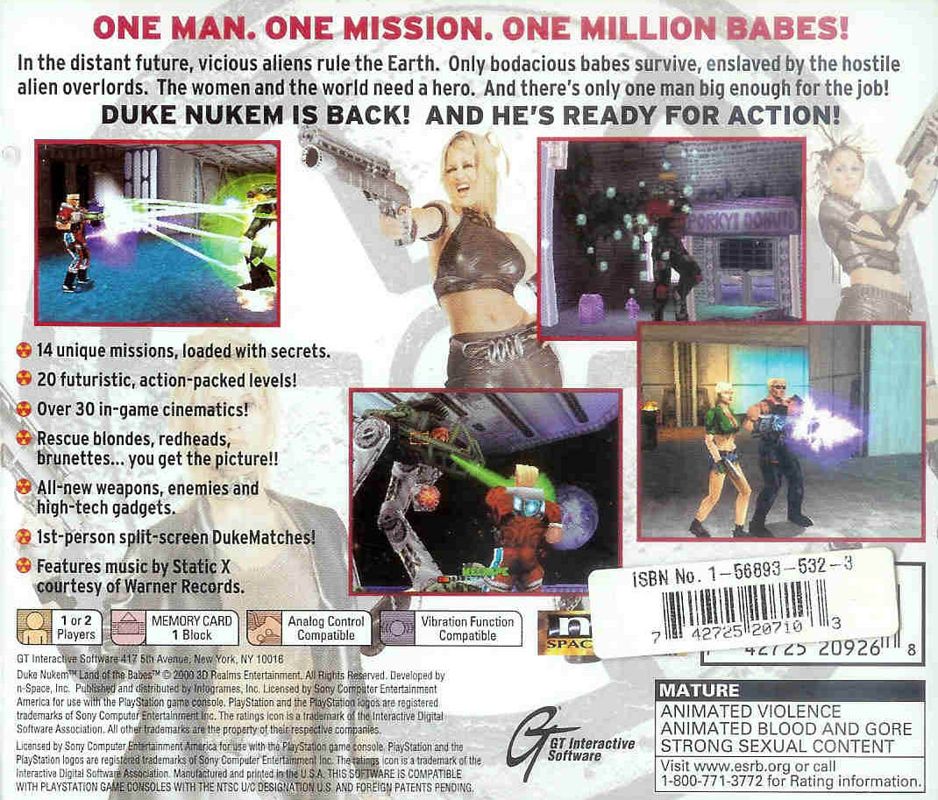 Duke Nukem: Land of the Babes - PlayStation