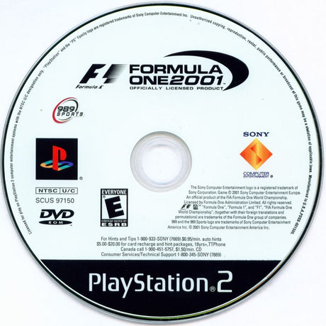Formula One 2001 - PlayStation 2