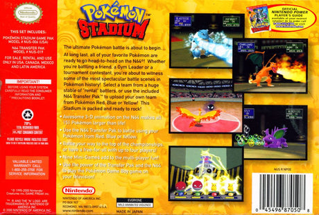 Pokemon Stadium - Nintendo 64