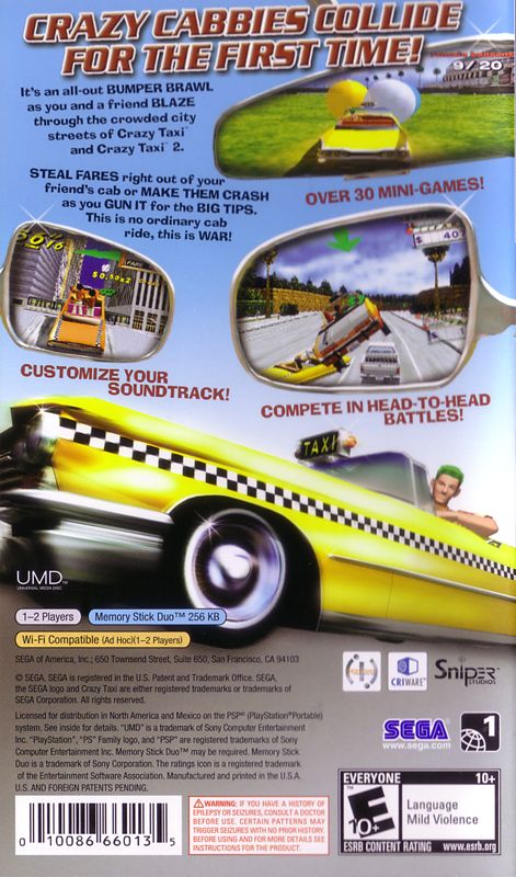 Crazy Taxi: Fare Wars - PSP