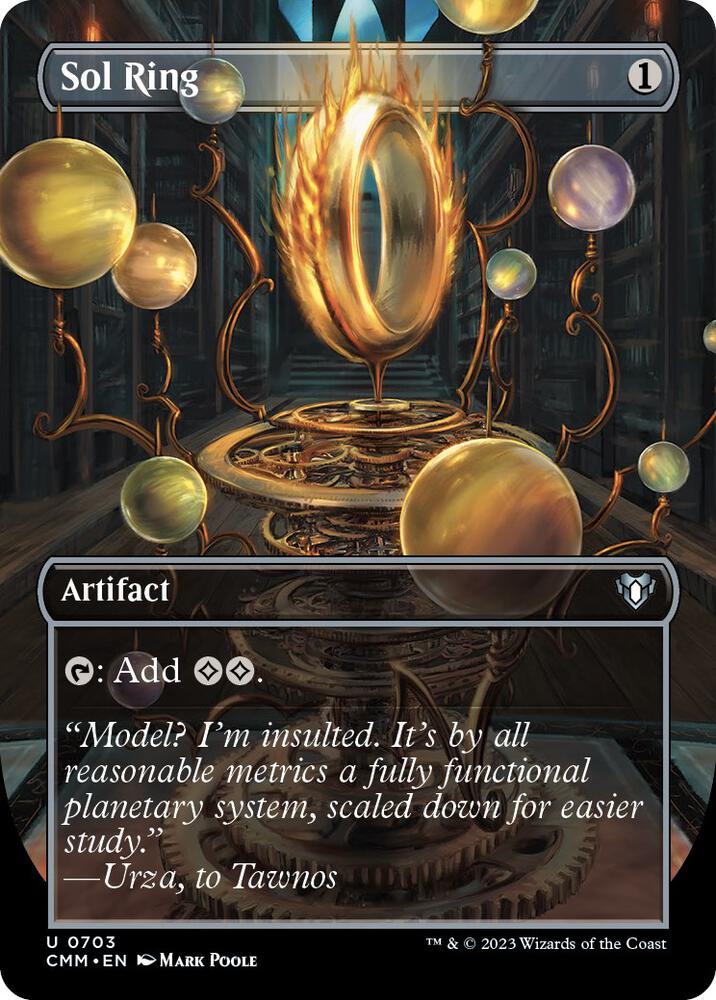 Sol Ring (Borderless) (703) [Commander Masters]