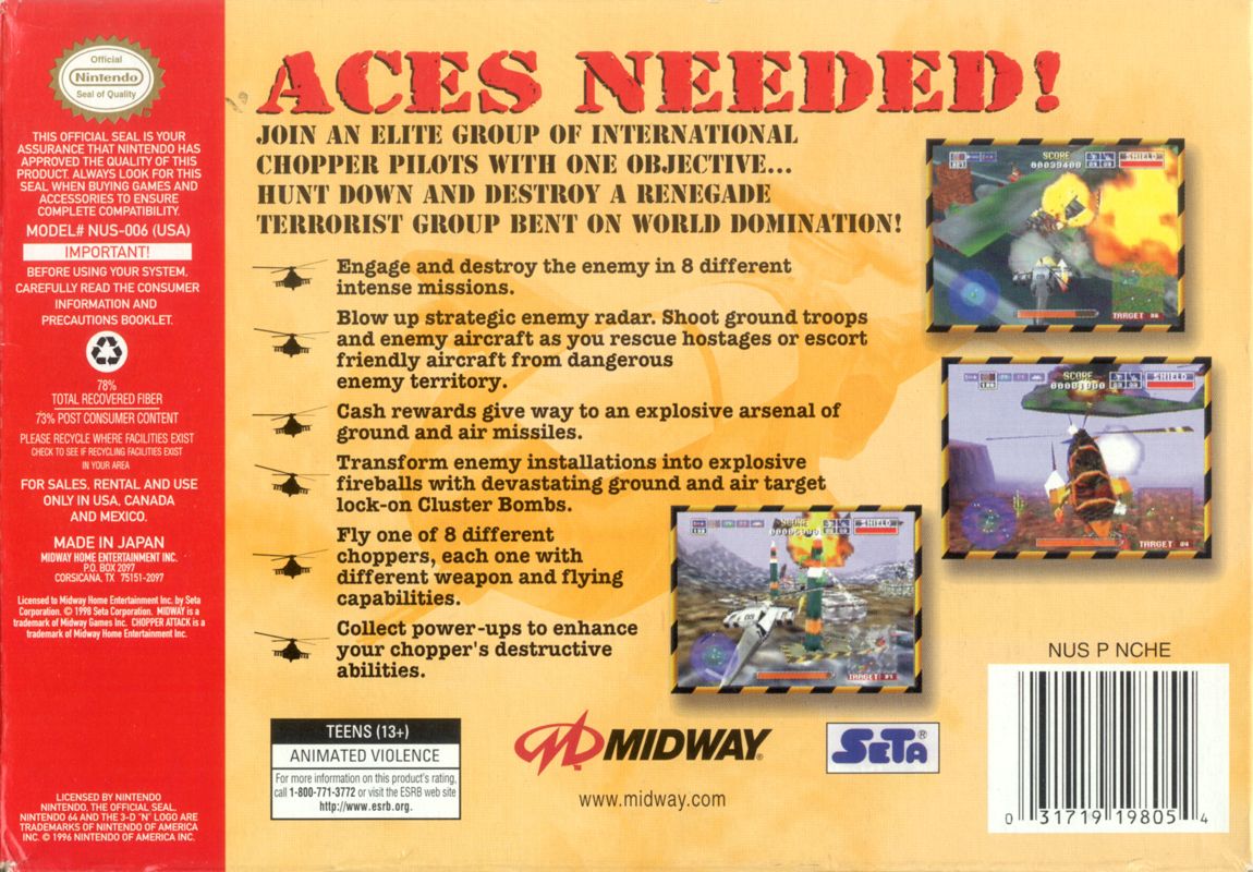 Chopper Attack - Nintendo 64