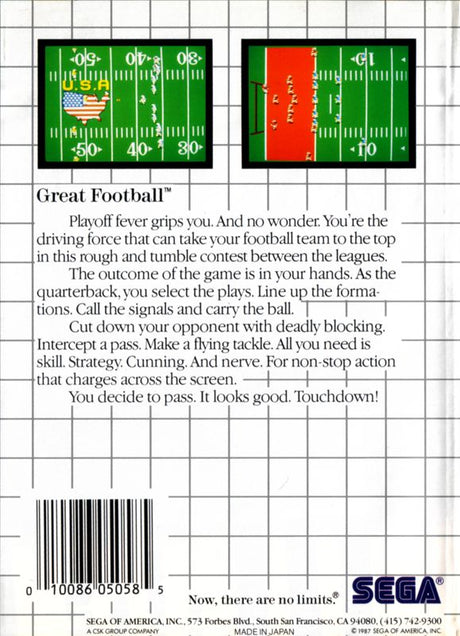 Great Football - Sega Master System