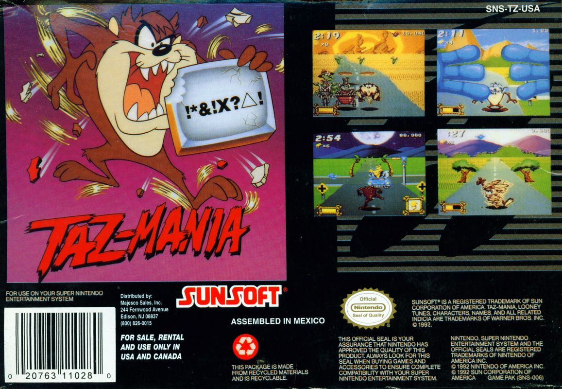 Taz-Mania - Super Nintendo