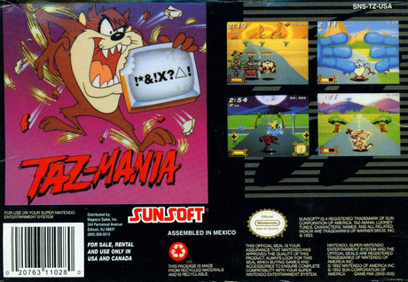 Taz-Mania - Super Nintendo
