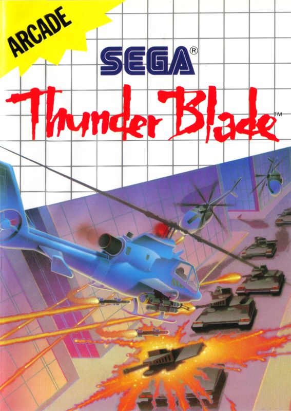 Thunder Blade - Sega Master System