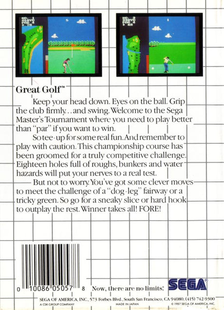 Great Golf - Sega Master System